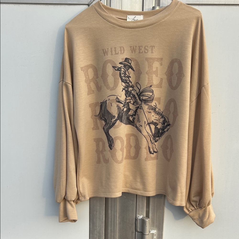 Avery Wild West Rodeo Graphic Sweatshirt